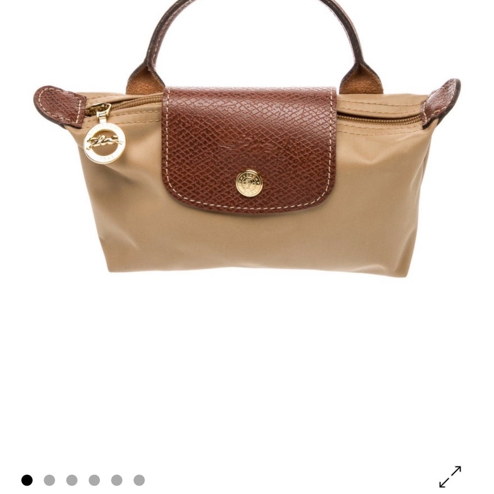 Longchamp Mini Bag in Tan and Brown